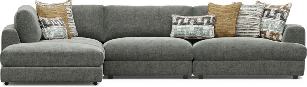 Montecito Charcoal 5 Pc Sectional