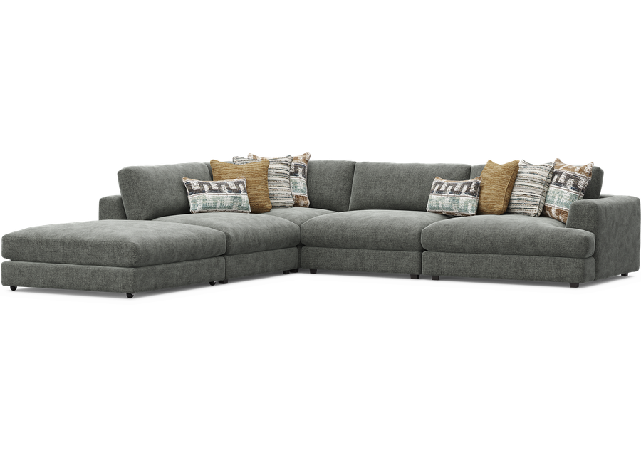 Montecito Charcoal 5 Pc Sectional