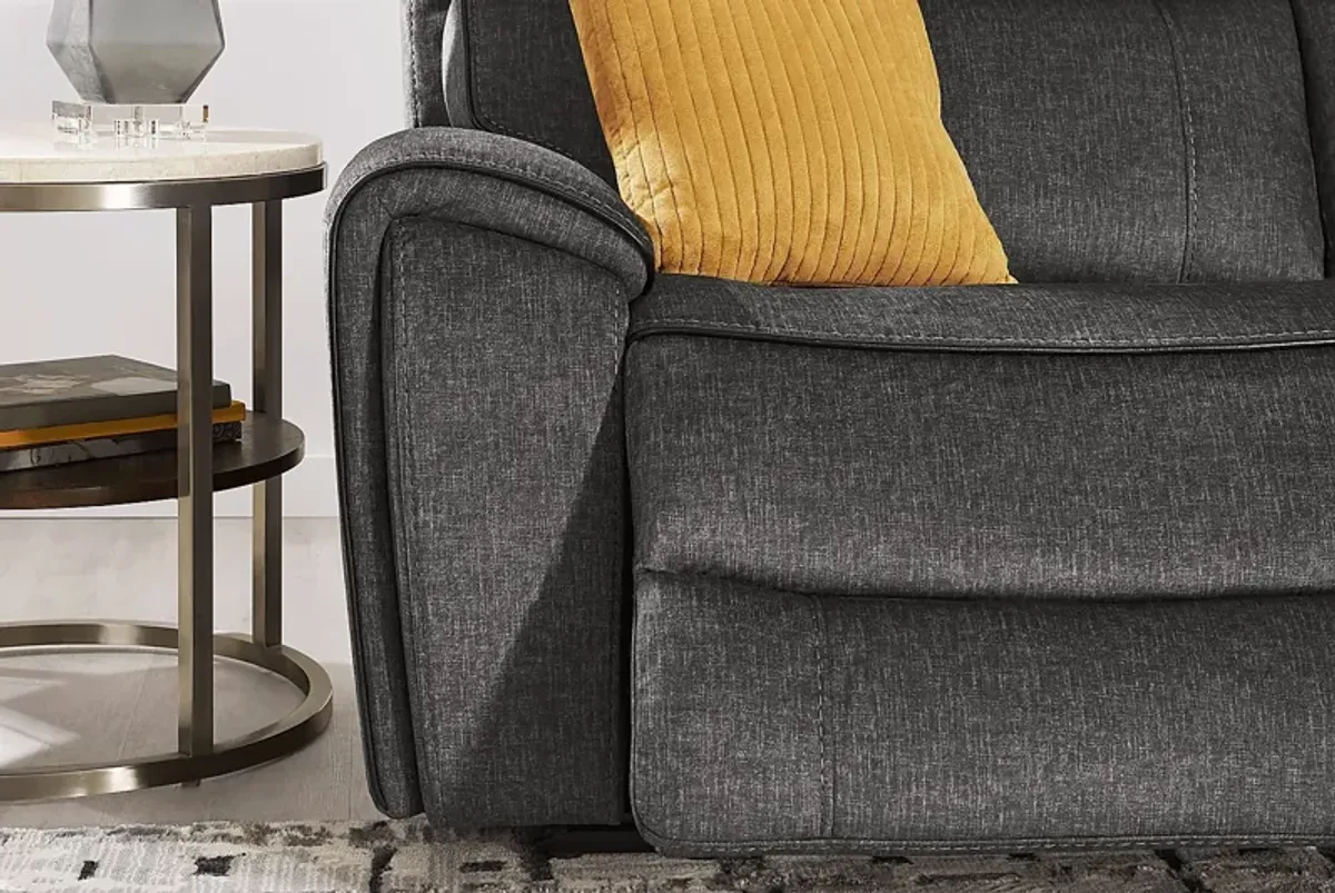 Bradshaw Place Dark Gray 7 Pc Dual Power Reclining Sectional