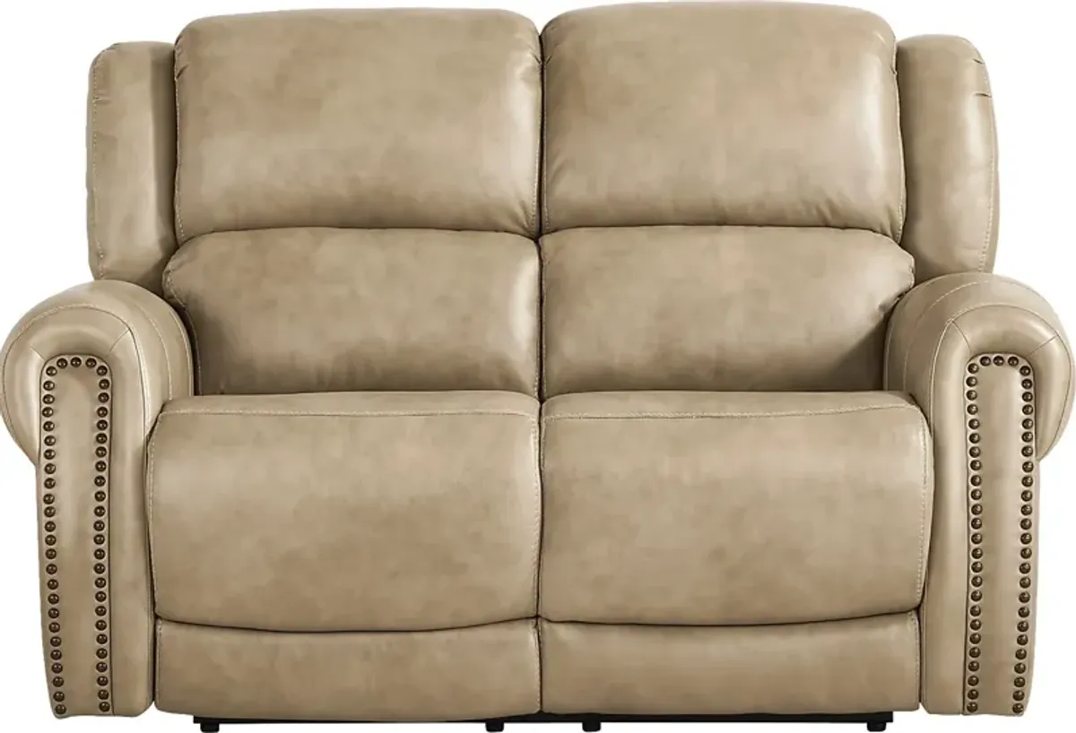 Churchill Taupe Reclining Loveseat