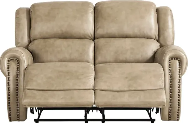 Churchill Taupe Reclining Loveseat