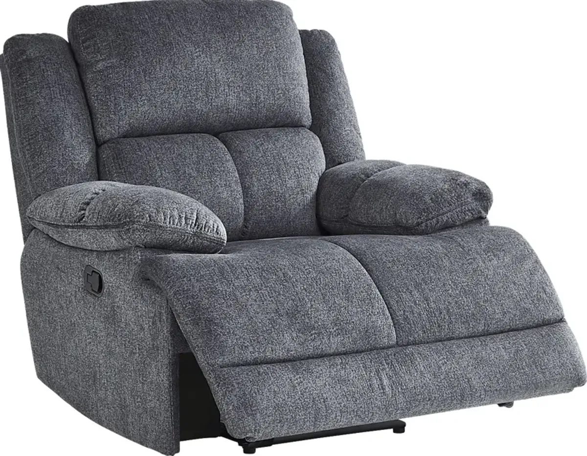 Townsend Gray 6 Pc Living Room with Reclining Sofa