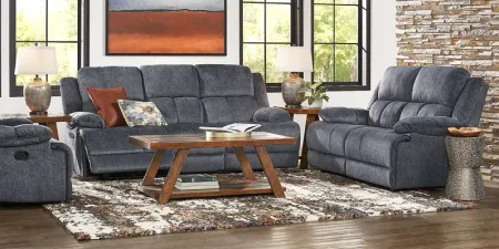 Townsend Gray 6 Pc Living Room with Reclining Sofa