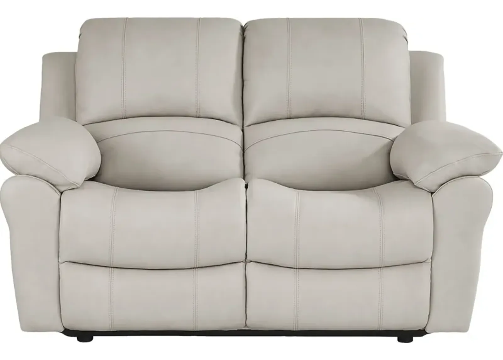 Vercelli Way Stone Leather Loveseat