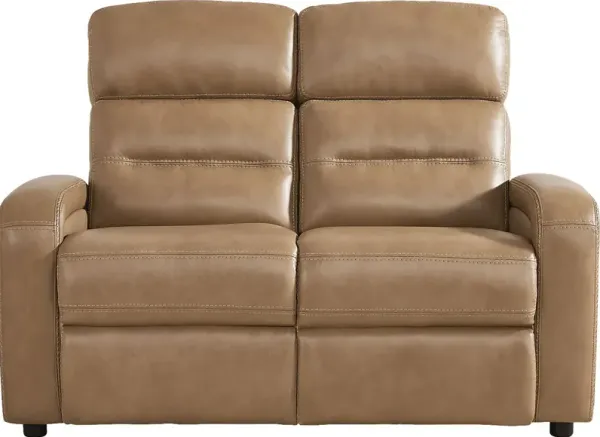 Sierra Madre Saddle Leather Loveseat