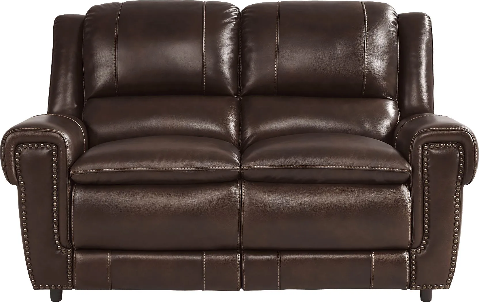 Rooms to go leather deals loveseat recliner