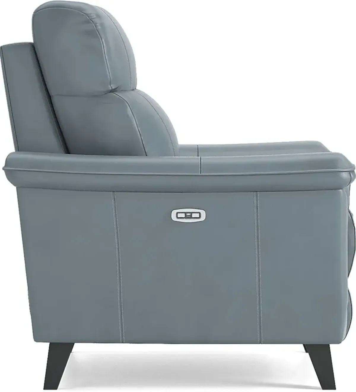 Avezzano Blue Dual Power Recliner