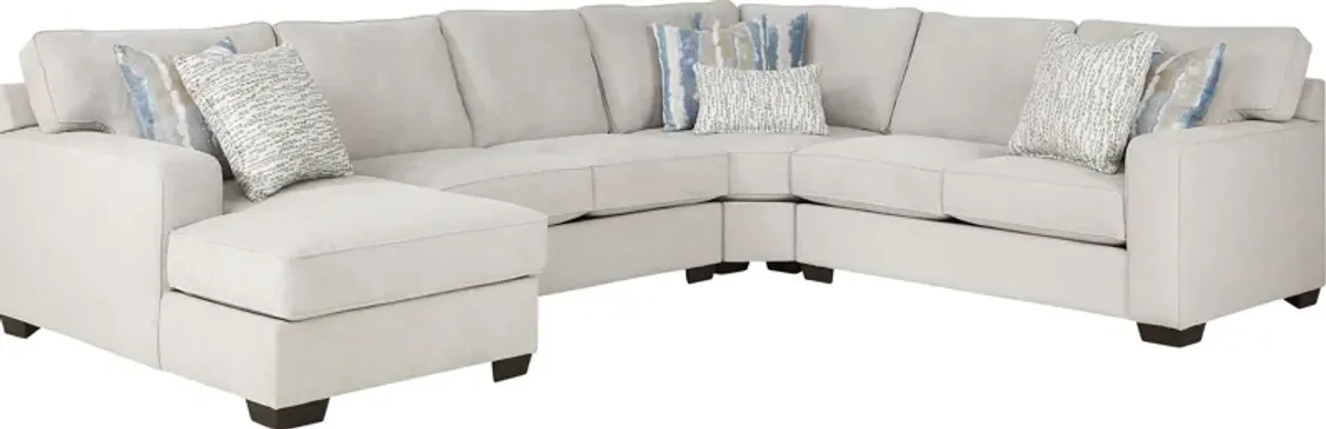 Cynthia Dove 7 Pc Sectional Living Room