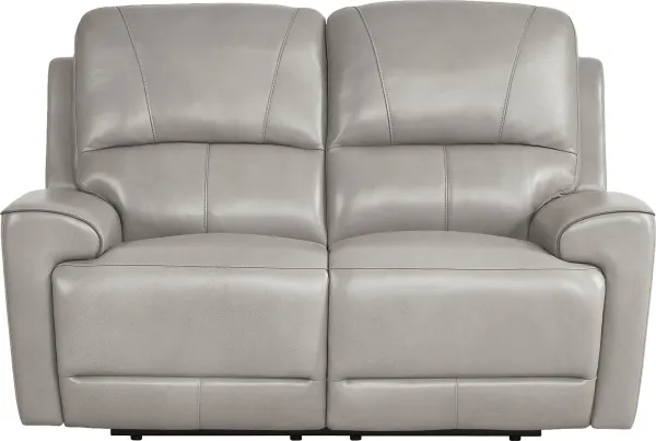Eric Church Highway To Home Headliner Gray Leather Loveseat