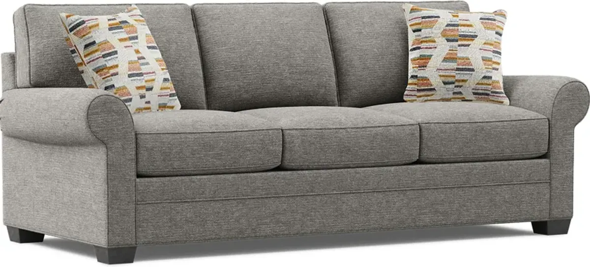 Bellingham Gray Textured 7 Pc Living Room with Sleeper Sofa