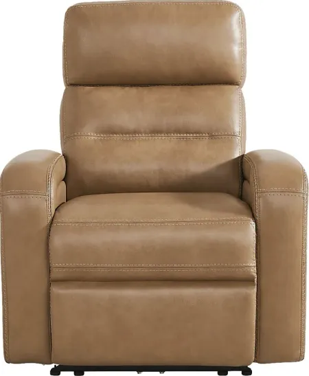 Sierra Madre Saddle Leather Dual Power Recliner