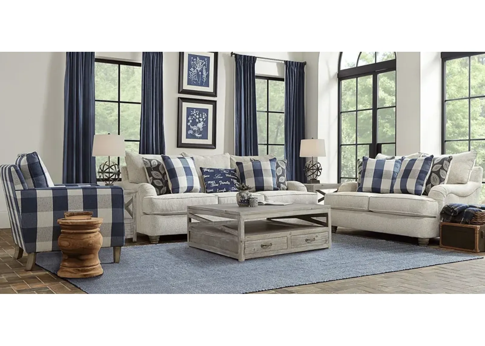 Stonehill Beige 8 Pc Living Room