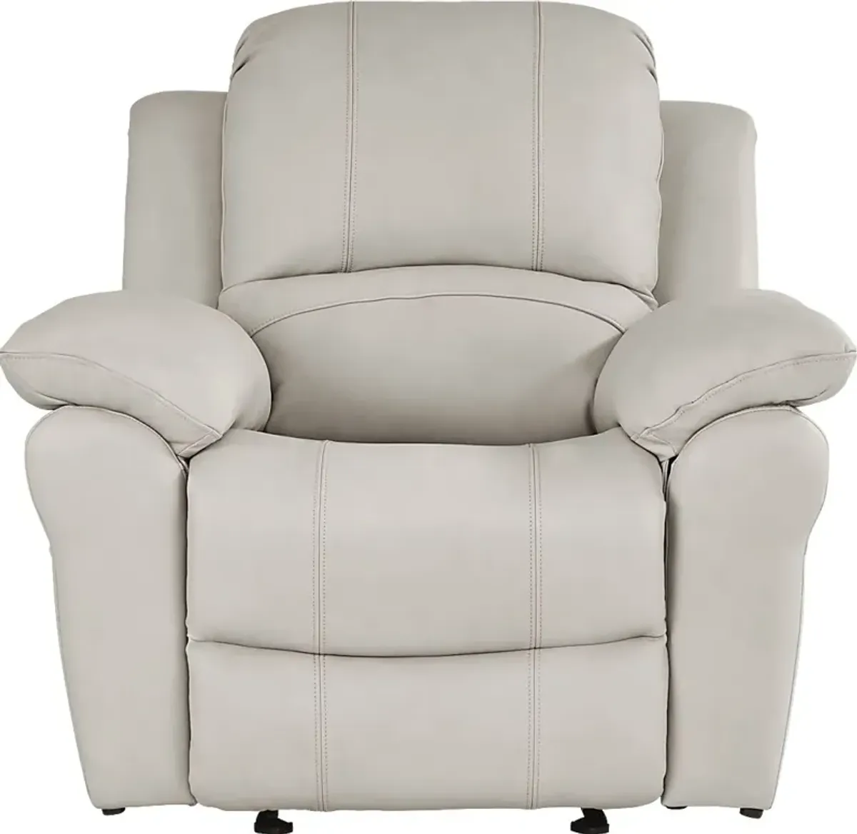 Vercelli Way Stone Leather Rocker Recliner