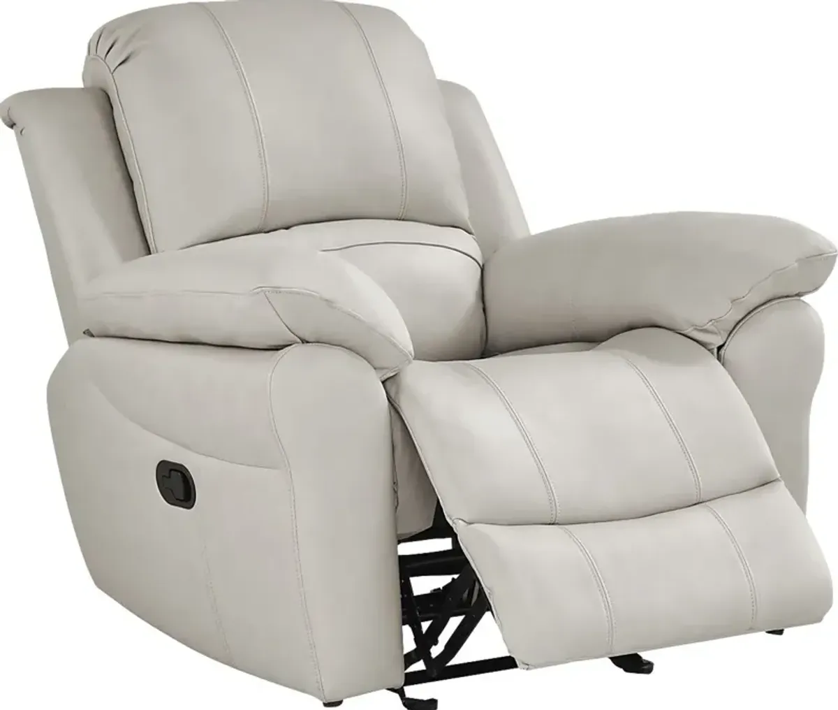 Vercelli Way Stone Leather Rocker Recliner