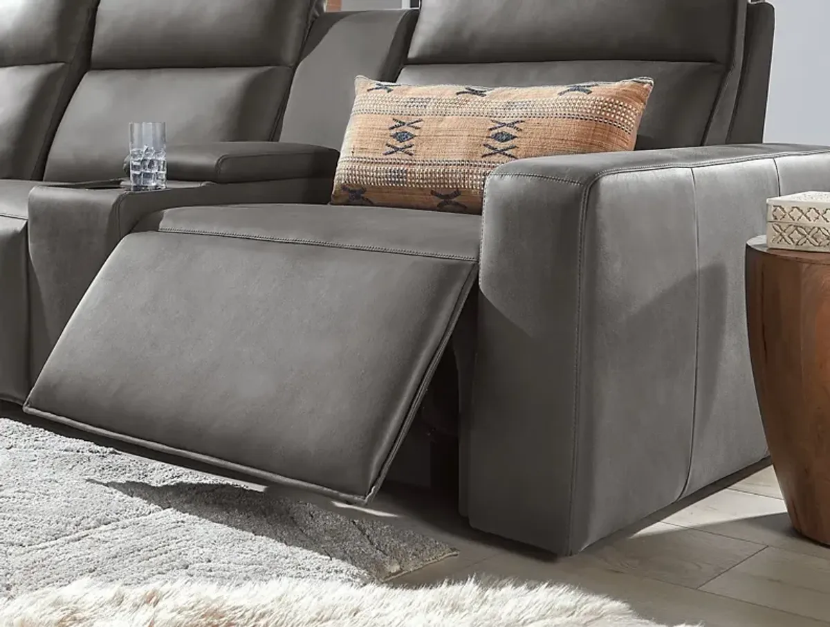 Charcoal 6 Pc Dual Power Reclining ModularTwo