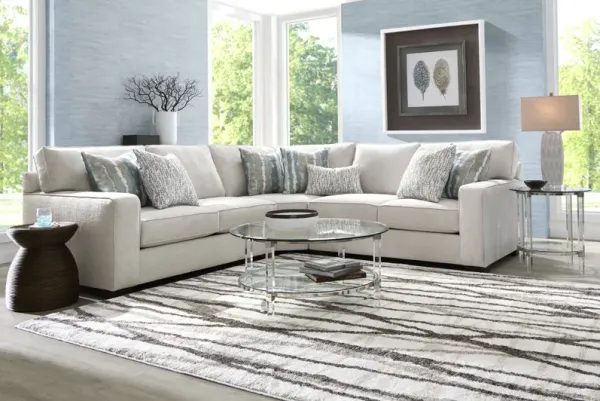 Cynthia Dove 6 Pc Sectional Living Room
