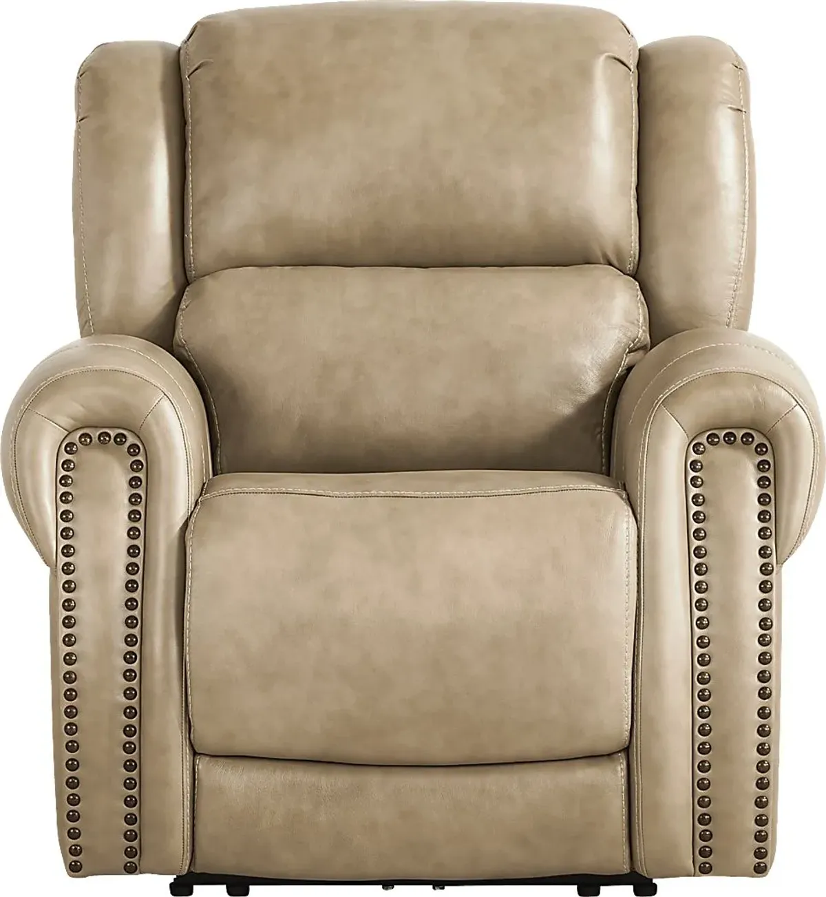 Churchill Taupe Dual Power Recliner