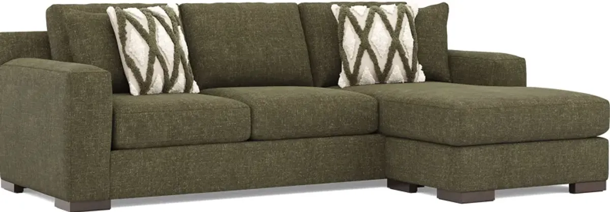 Melbourne Olive 5 Pc Sectional Living Room