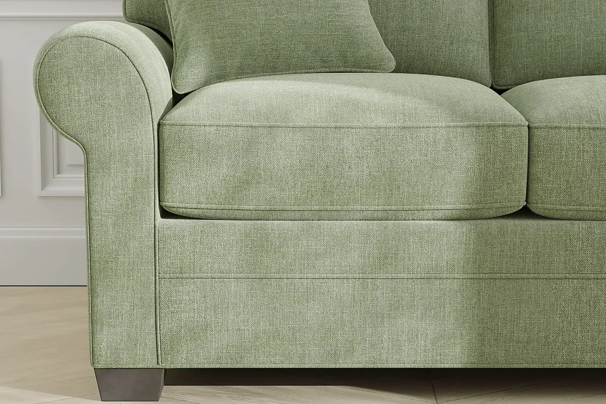 Bellingham Celadon Textured Chenille 8 Pc Living Room