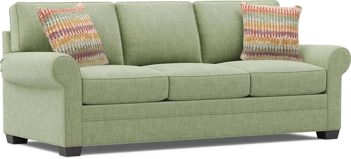 Bellingham Celadon Textured Chenille 8 Pc Living Room