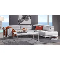 Hudson Heights Platinum 5 Pc Sectional Living Room