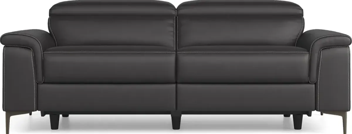 Weatherford Park Black 2 Pc Living Room with Dual Power Reclining Sofa