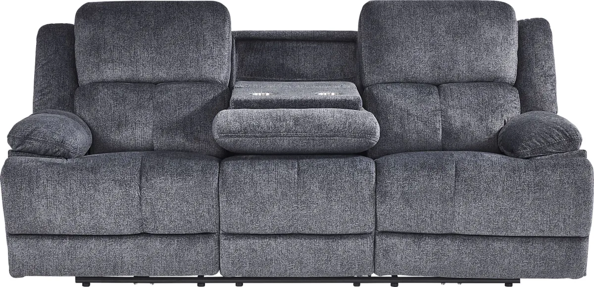 Townsend Gray 5 Pc Reclining Living Room