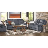 Townsend Gray 5 Pc Reclining Living Room