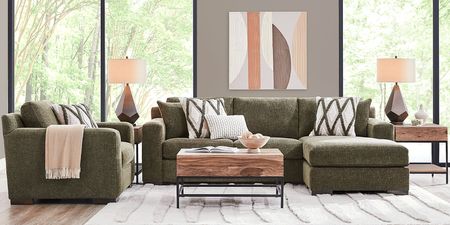 Melbourne Olive 4 Pc Sectional Living Room