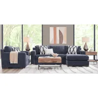 Melbourne Midnight 4 Pc Sectional Living Room