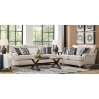 Beverly Glen 7 Pc Living Room with Gel Foam Sleeper Sofa