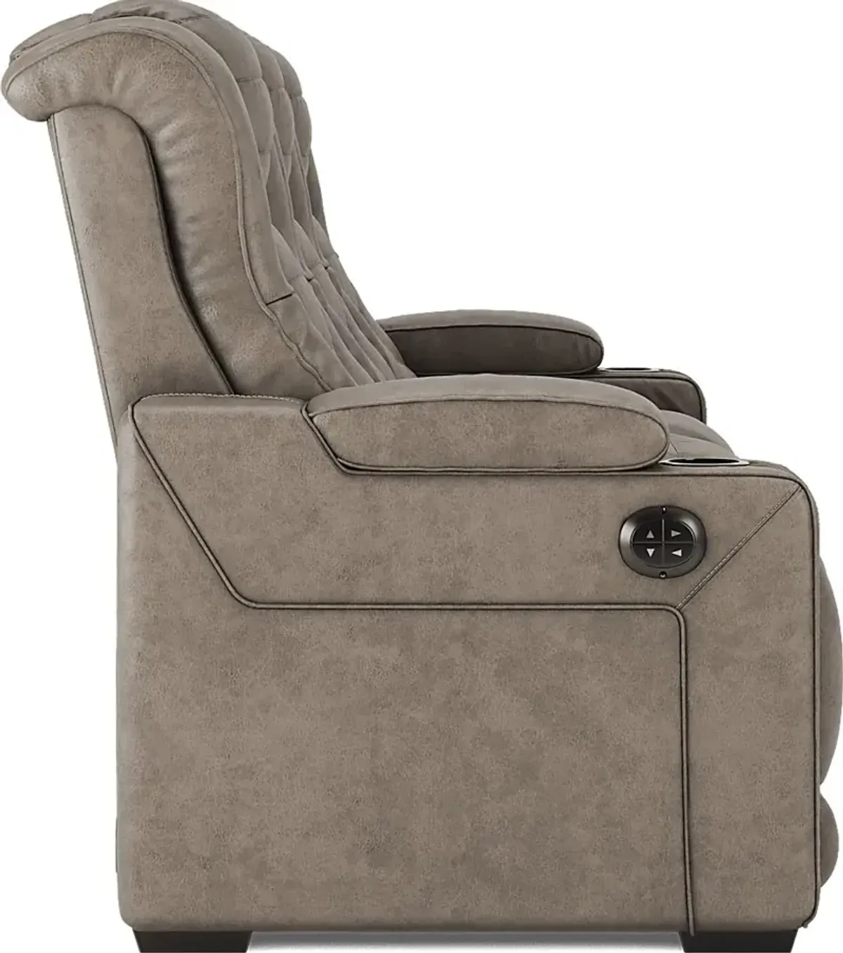 Chief Taupe 3 Pc Dual Power Reclining Living Room