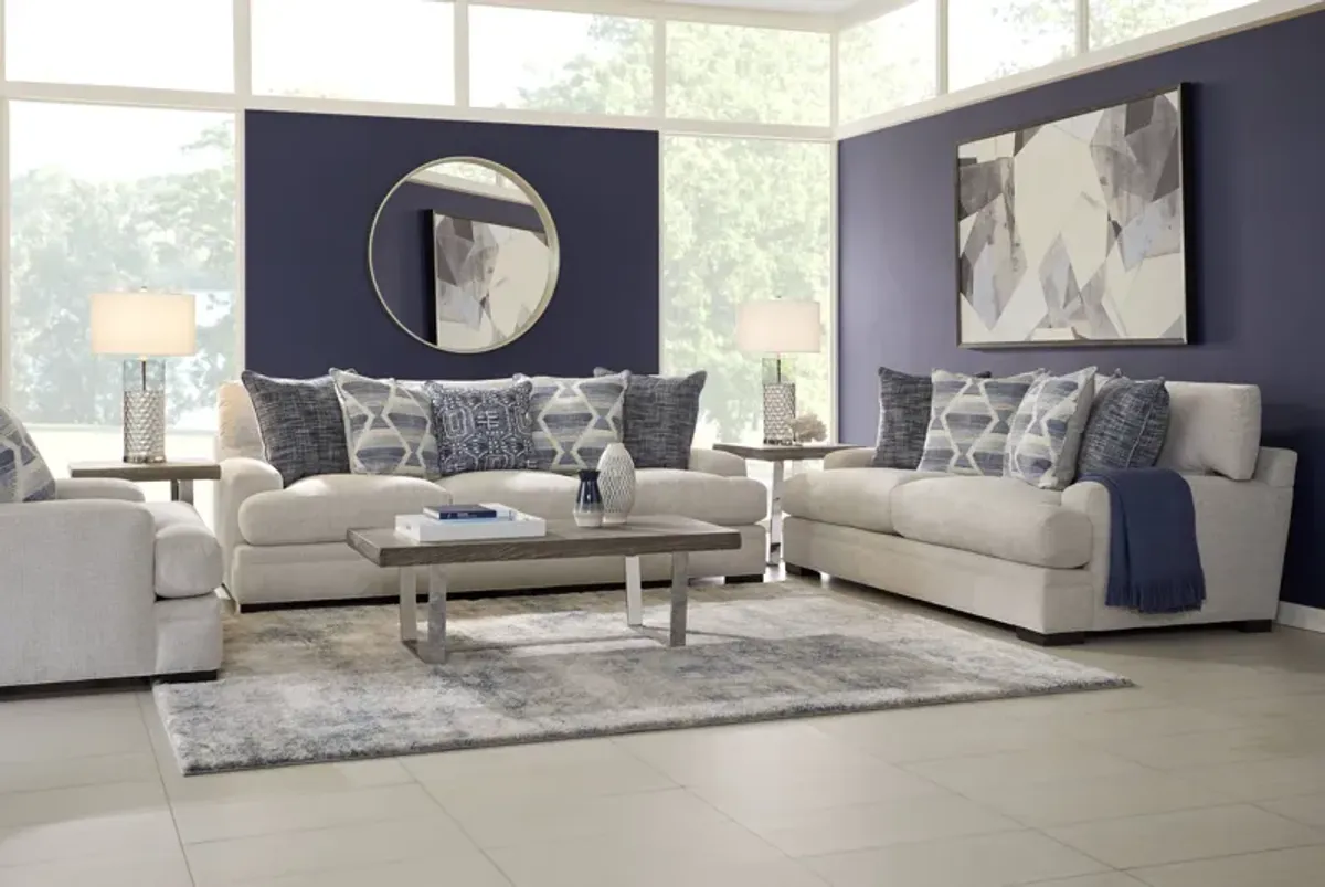 Bedford Park Ivory 8 Pc Living Room