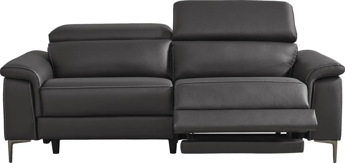 Weatherford Park Black 5 Pc Dual Power Reclining Living Room