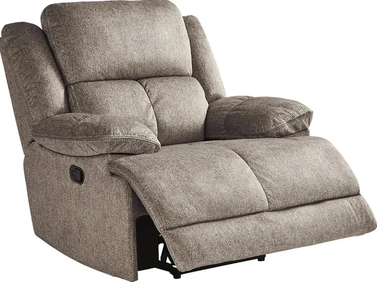 Townsend Brown 3 Pc Living Room with Reclining Sofa