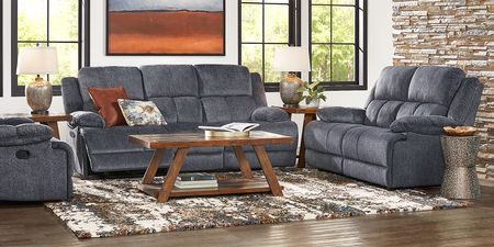 Townsend Gray 3 Pc Living Room with Reclining Sofa
