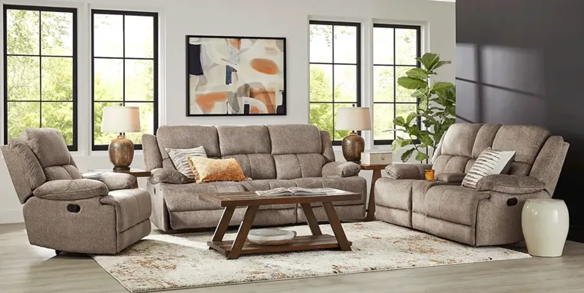 Townsend Brown 3 Pc Reclining Living Room