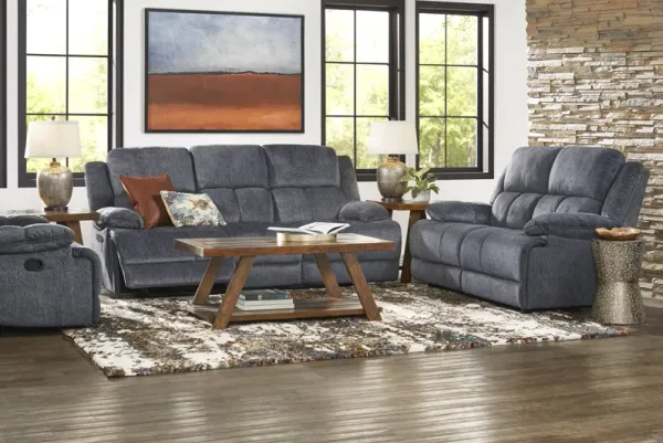 Townsend Gray 2 Pc Living Room with Reclining Sofa