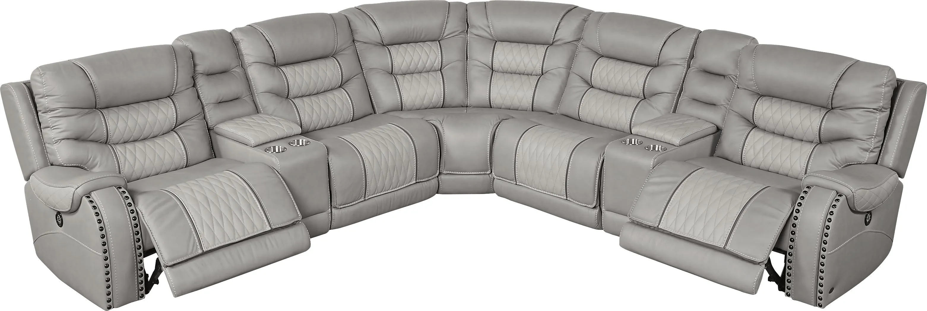 Eric Church Highway To Home Headliner Gray Leather 7 Pc Dual Power