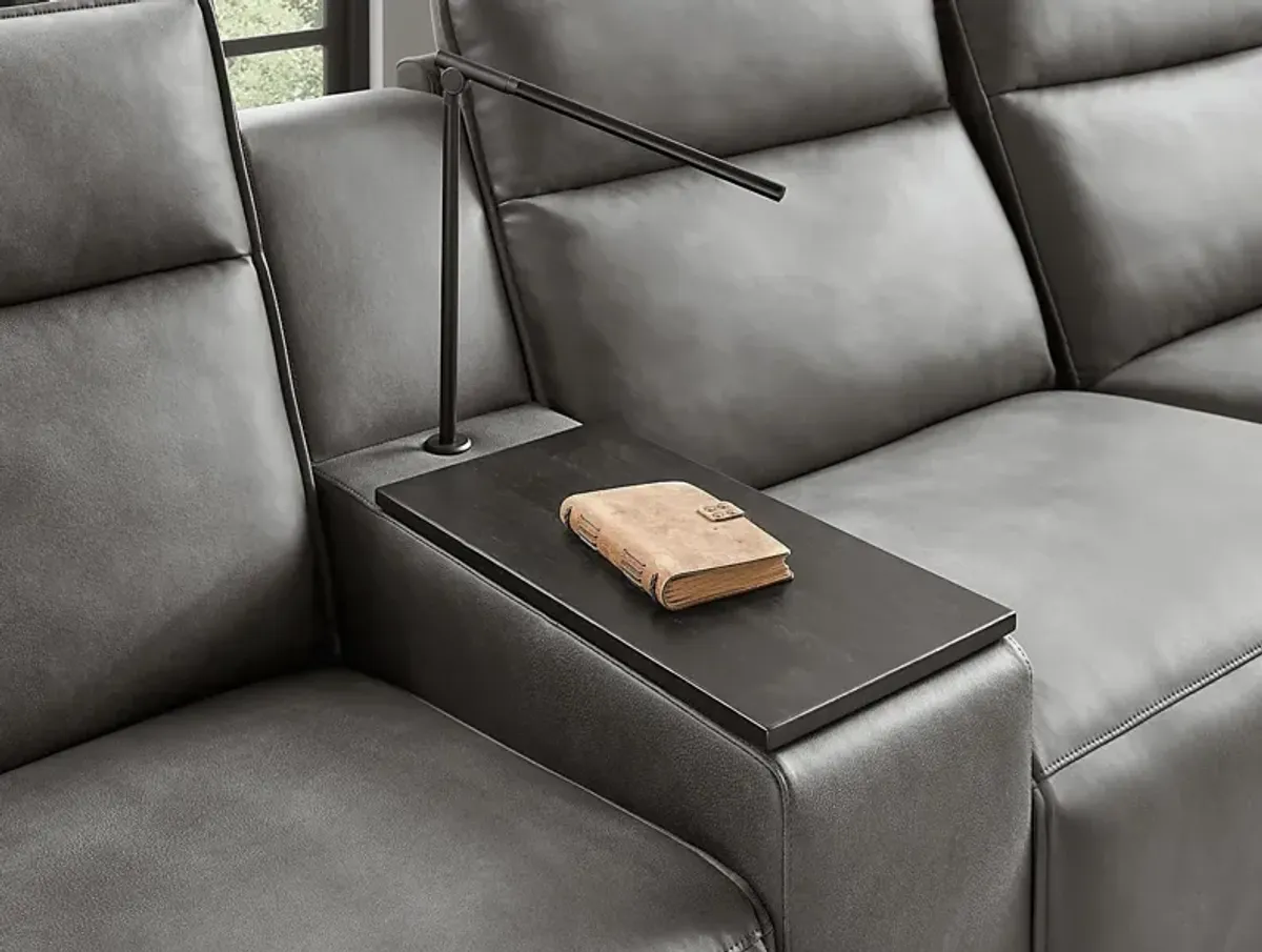 Charcoal 6 Pc Dual Power Reclining ModularTwo