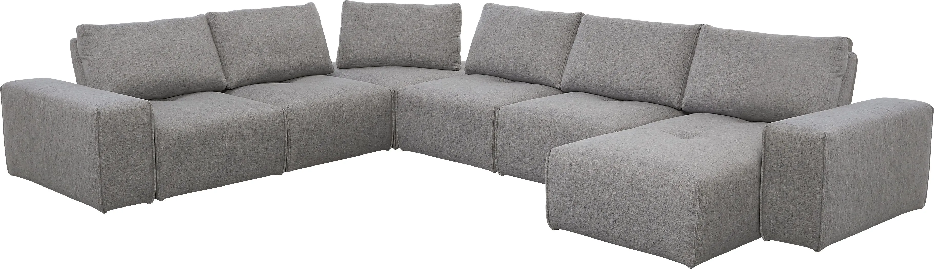 Aberlin Court Beige 3 Pc Sectional