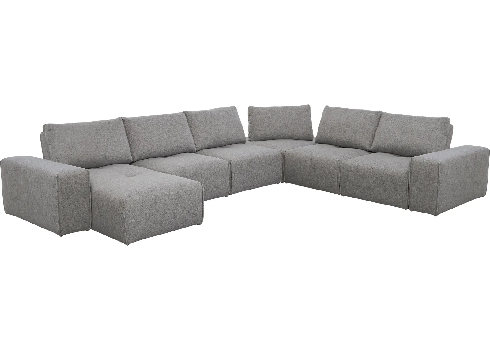 Laney Park Dark Gray 6 Pc Sectional