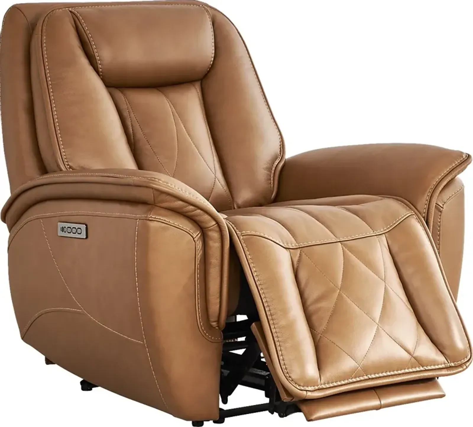 Dalton Brown Leather Triple Power Recliner