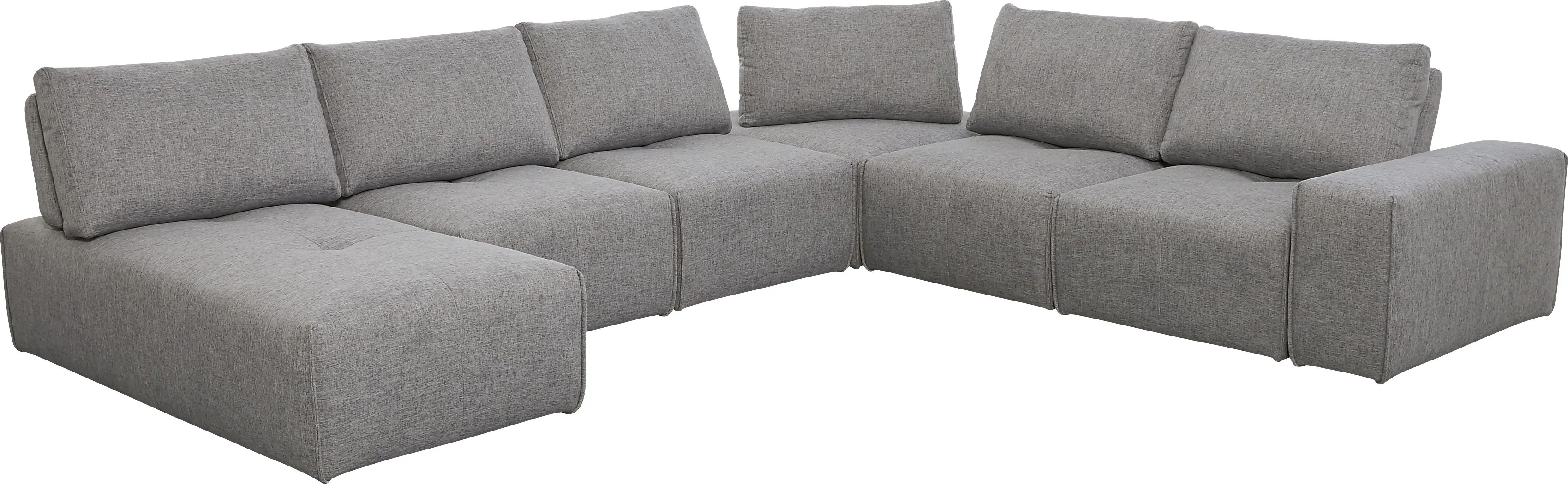 Laney park dark gray 6 pc sectional discount