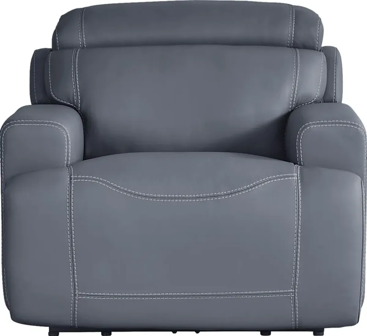 Alessio Navy Dual Power Recliner