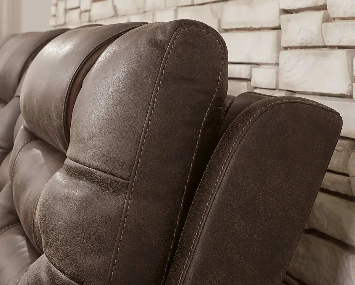 Laredo Springs Brown 5 Pc Living Room with Reclining Sofa