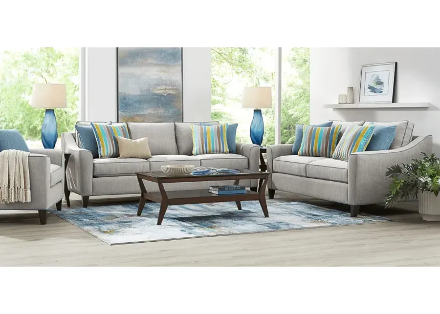 Brookhaven Gray 7 Pc Living Room