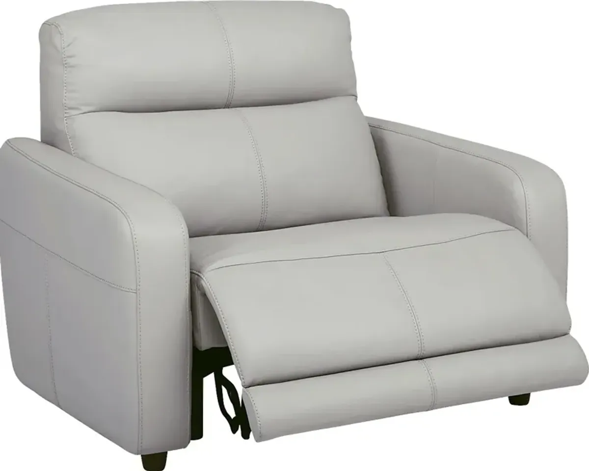 Bella Terrace Dove Gray Power Recliner