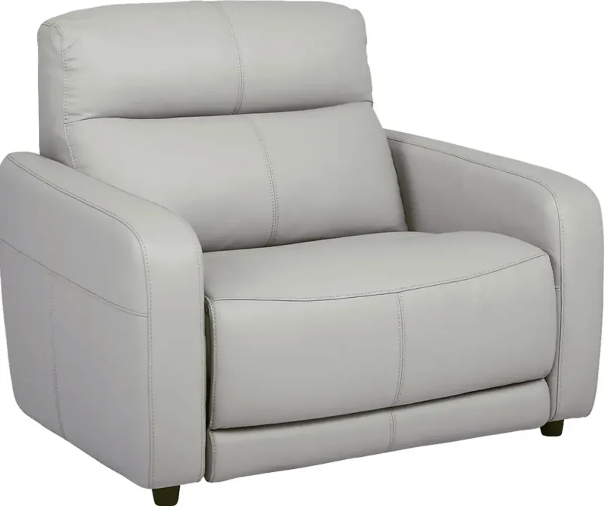 Bella Terrace Dove Gray Power Recliner