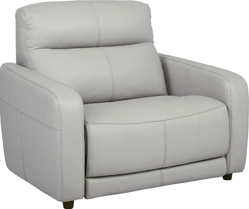 Bella Terrace Dove Gray Power Recliner